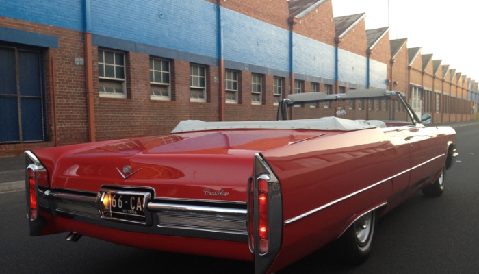 1966 Red Convertible Mustang Hire Melbourne