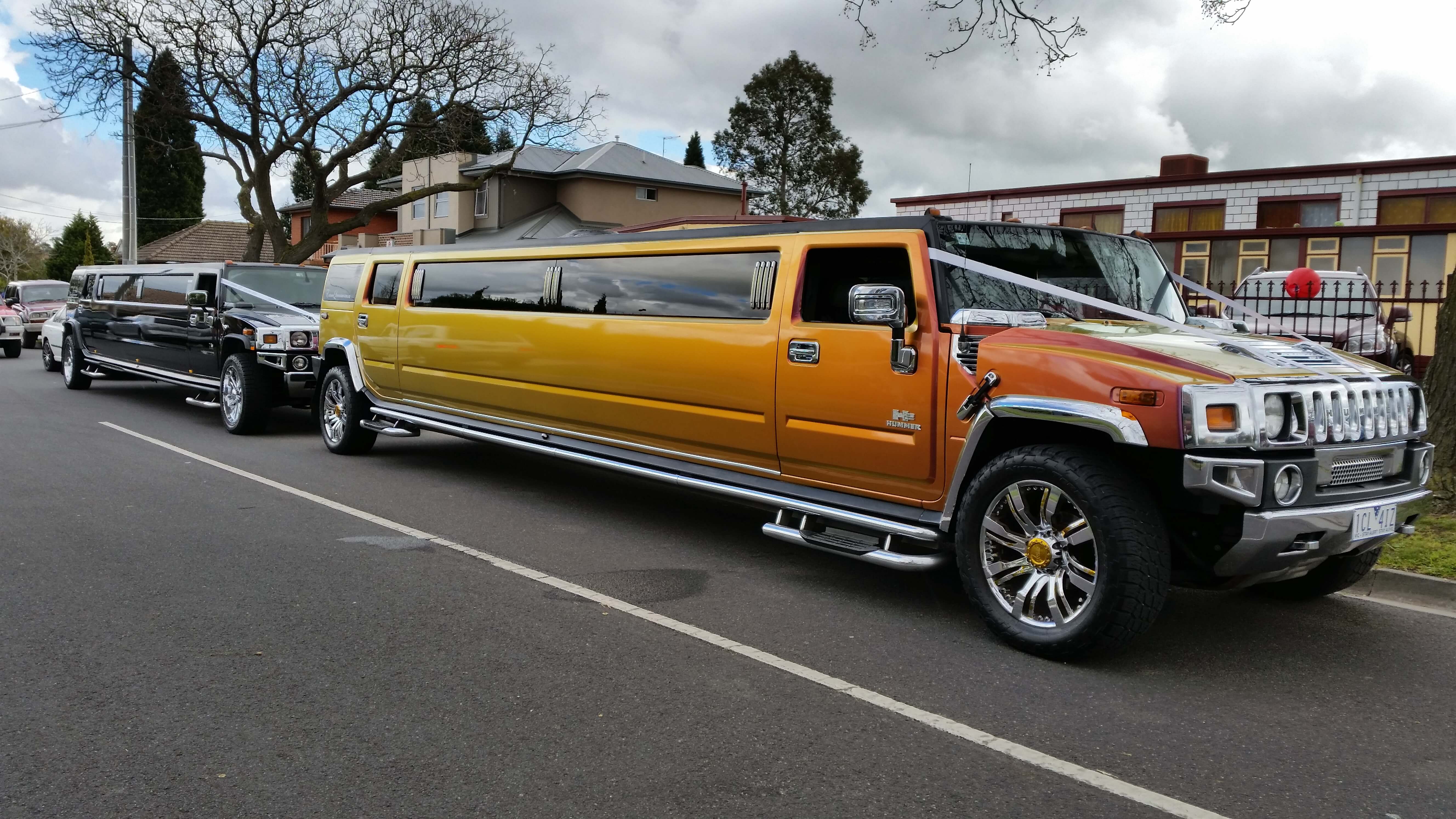 Black Hummer Limo